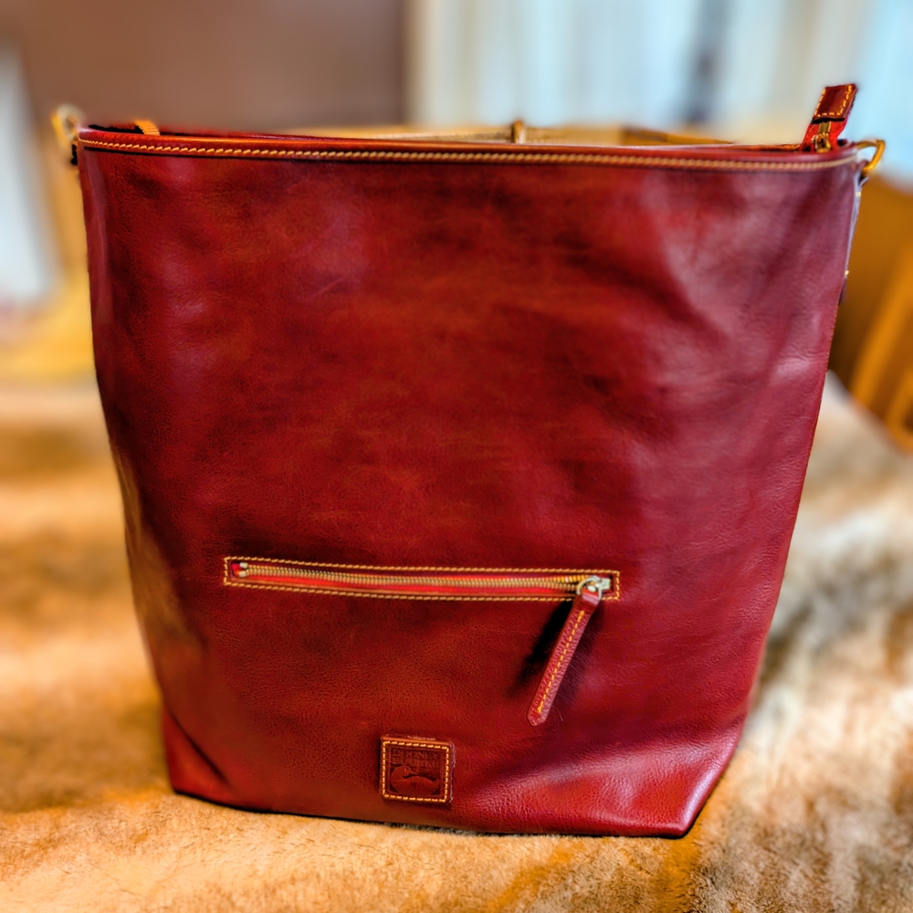 NWT Dooney & Bourke Red Hobo Bag